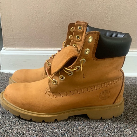 Tan Timberlands Size-8 - Picture 2 of 5